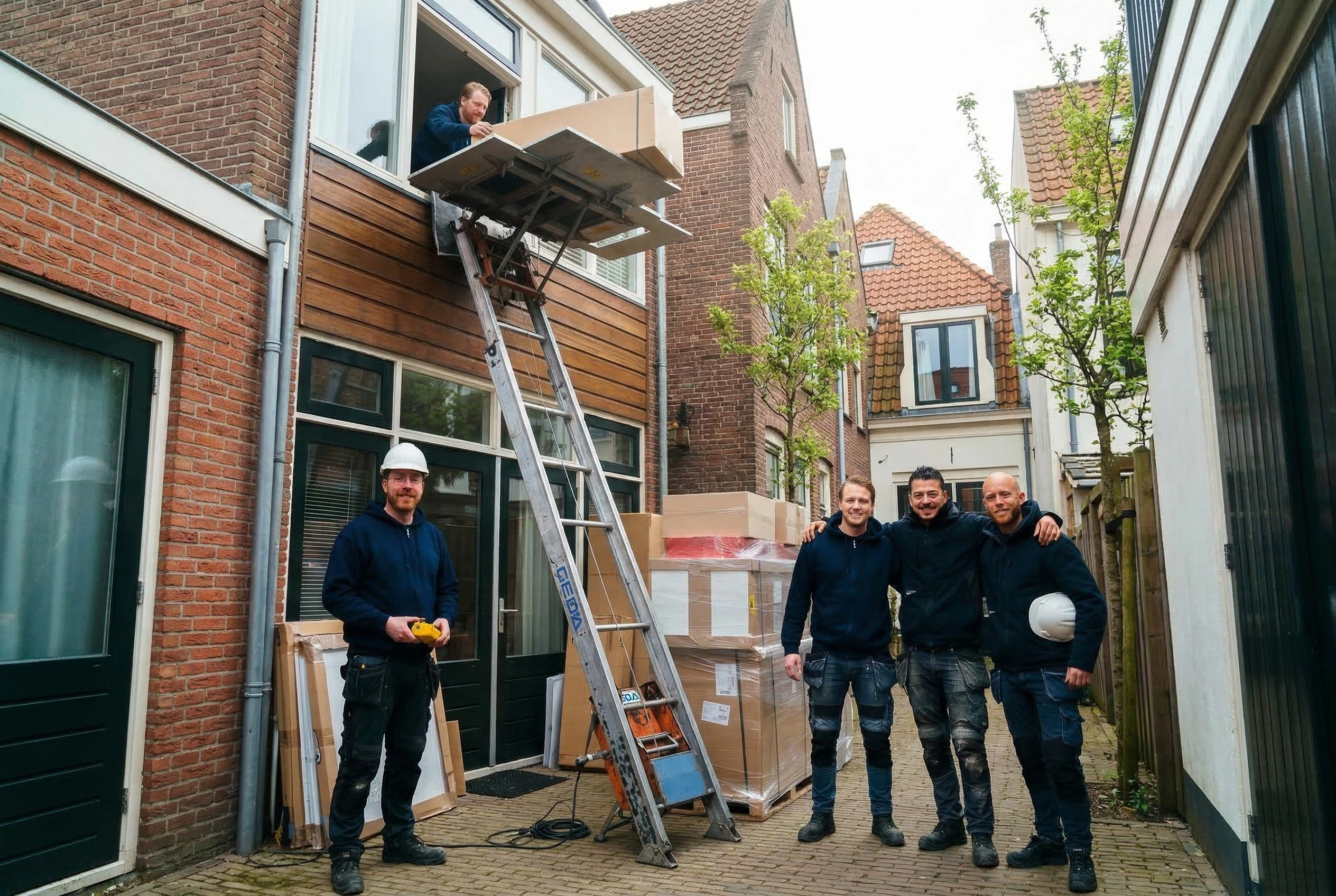 Gedalift voor compacte verhuizing Leiden