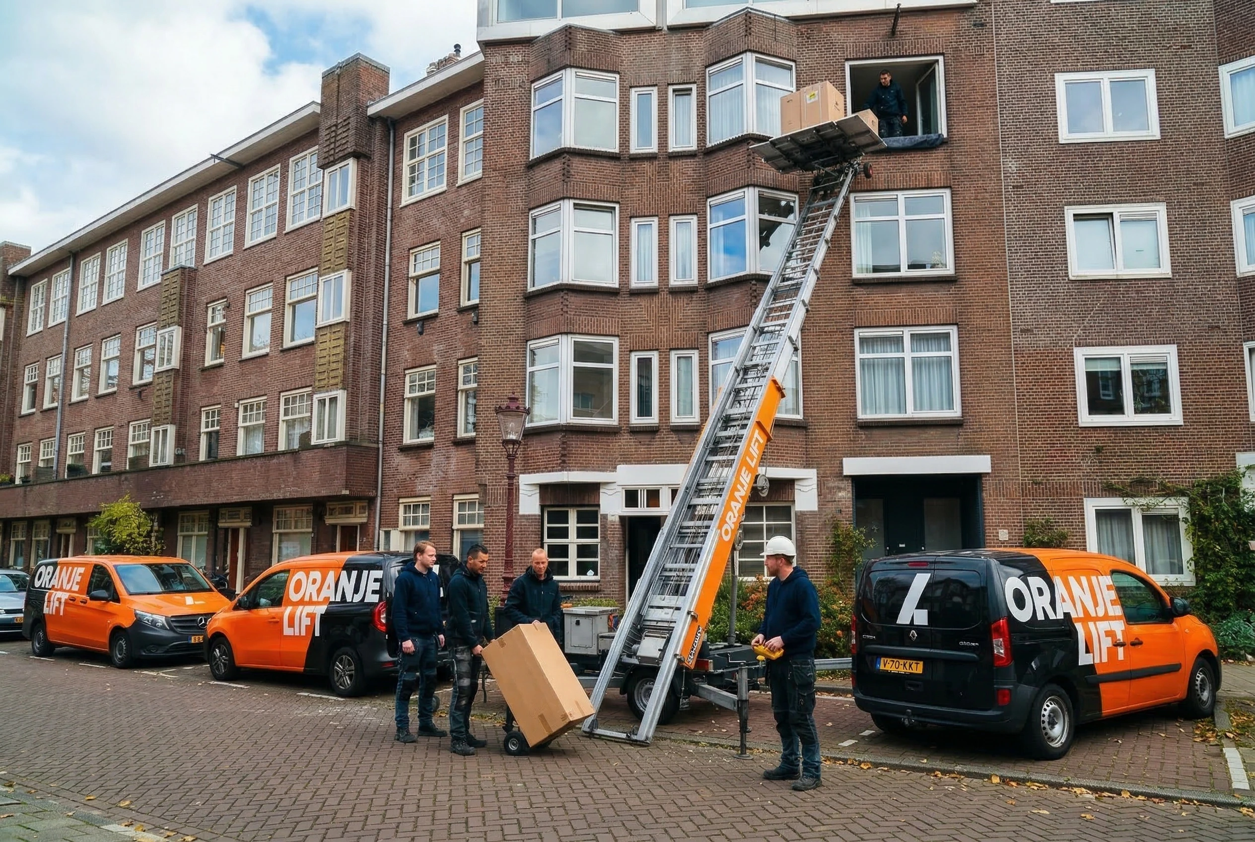 Verhuislift bij hoogbouw Leiden
